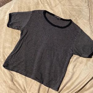 Brandy Melville Soft Striped Blouse One Size